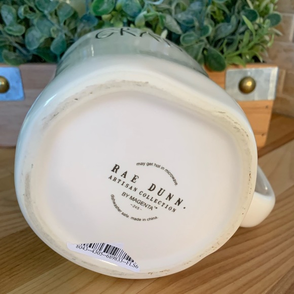 RAE DUNN BY MAGENTA “GRATITUDE” LL CERAMIC MUG - Picture 5 of 5